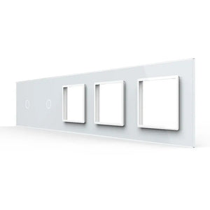 Livolo | Wit | 1+1+SR+SR+SR | Glasplaat | Combinatie Livolo Nederland B.V.