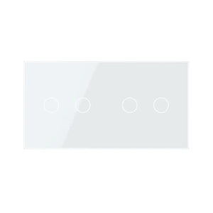 Livolo | Wit | 2+2 | Glasplaat | Touchschakelaar Livolo Nederland B.V.
