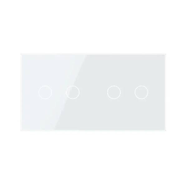 Livolo | Wit | 2+2 | Glasplaat | Touchschakelaar Livolo Nederland B.V.