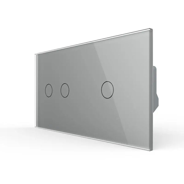 Livolo | Grijs | 2+1 | Aan/Uit | Wisselschakelaar | Smart Home Livolo Nederland B.V.