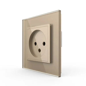 Livolo | Goud | SR | Wandcontactdoos | Zonder randaarde Livolo Nederland B.V.