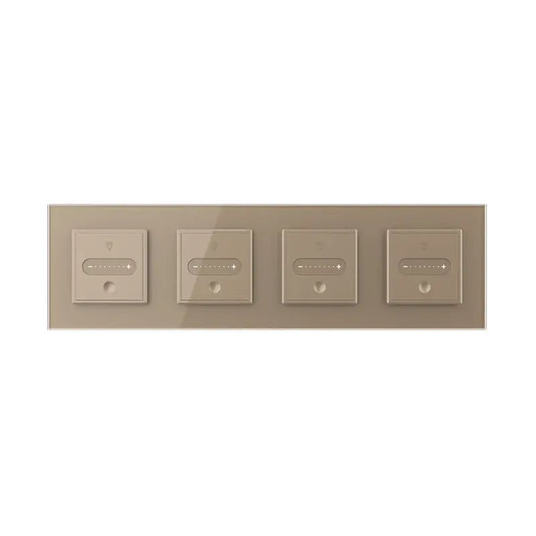 Livolo | Goud | SR+SR+SR+SR | Slide-Dimmer | Smart Home Livolo Nederland B.V.
