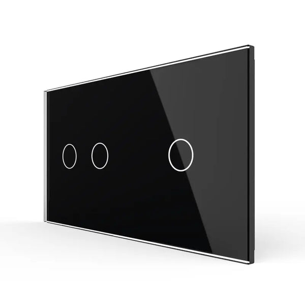 Livolo | Zwart | 2+1 | Glasplaat | Touchschakelaar Livolo Nederland B.V.
