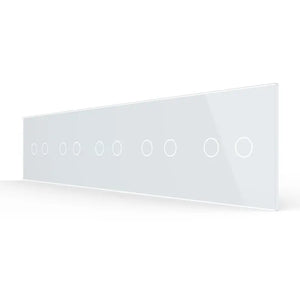 Livolo | Wit | 2+2+2+2+2 | Glasplaat | Touchschakelaar Livolo Nederland B.V.