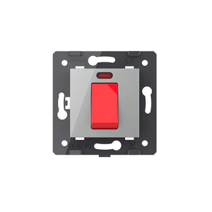 Livolo | Grijs | 1 | Module | Aan/Uit | Dubbelpolige schakelaar | 16A Livolo Nederland B.V.