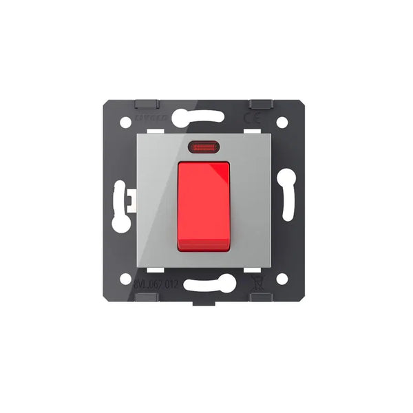 Livolo | Grijs | 1 | Module | Aan/Uit | Dubbelpolige schakelaar | 16A Livolo Nederland B.V.