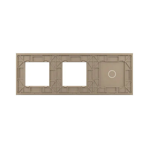 Livolo | Goud | 1+SR+SR | Glasplaat | Combinatie Livolo Nederland B.V.