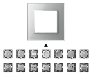 Zelf samenstellen | Grijs | Afdekraam SR Livolo Nederland B.V.