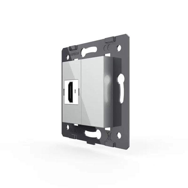 Livolo | Grijs | SR | HDMI aansluiting | Blindplaat Livolo Nederland B.V.