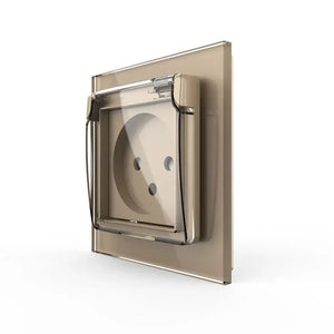 Livolo | Goud | SR | Wandcontactdoos | Zonder randaarde | IP44 Livolo Nederland B.V.