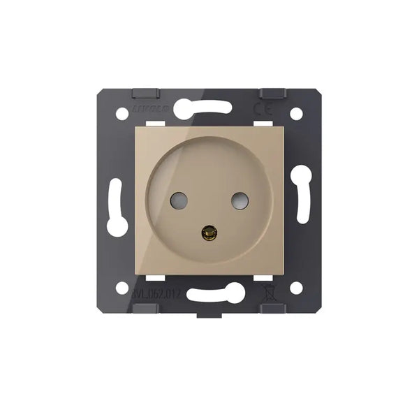 Livolo | Goud | SR | Module | Wandcontactdoos | Zonder randaarde Livolo Nederland BV