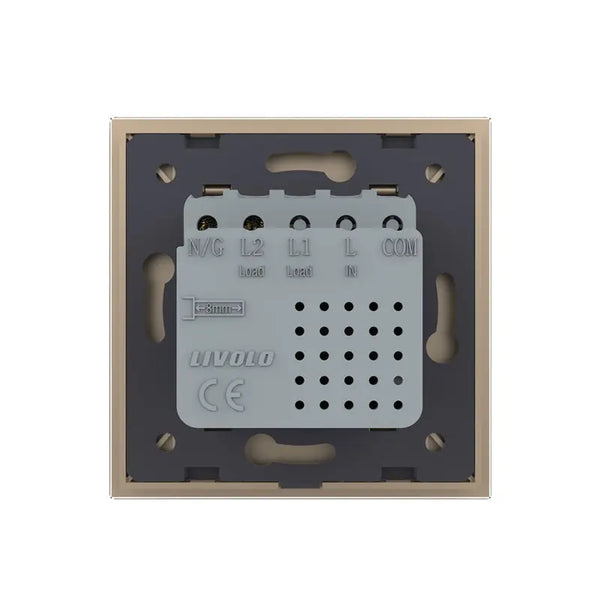 Livolo | Goud | SR | USB + USB type C oplader Livolo Nederland B.V.