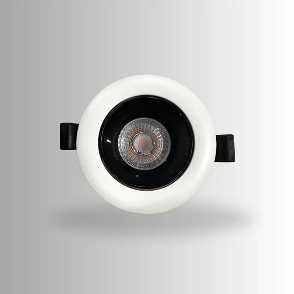 GU10 armatuur | Wit - Zwart | Kantelbaar en Richtbaar | Inbouwspot | Rond | ø 76mm Livolo Nederland B.V.