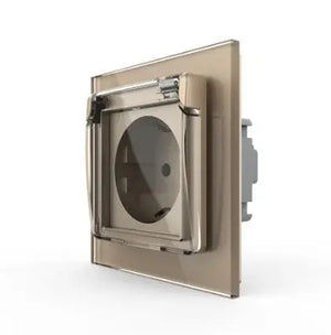 Livolo | Goud | SR | Wandcontactdoos | IP44 Livolo Nederland B.V.