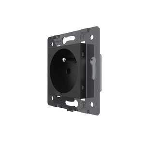 Livolo | Zwart | SR | Module | Wandcontactdoos | France Livolo Nederland B.V.