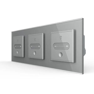 Livolo | Grijs | SR+SR+SR | Slide-Dimmer | Wisselschakelaar | Smart Home Livolo Nederland B.V.