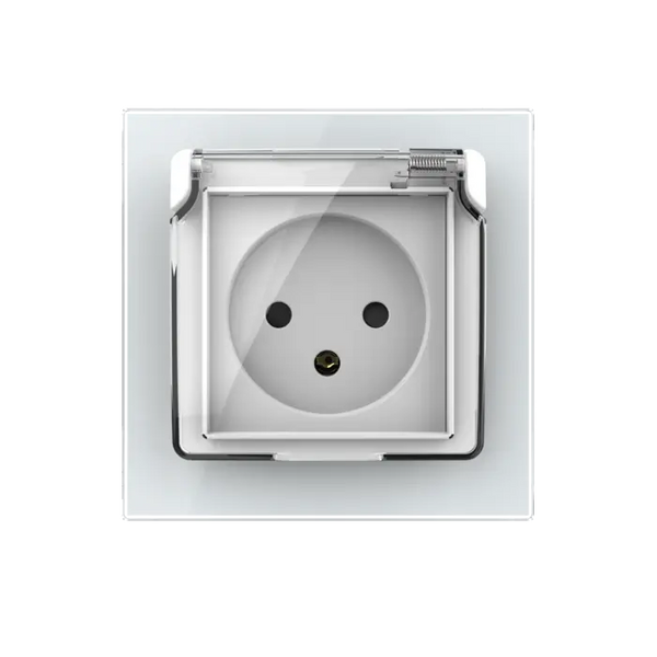 Livolo | Wit | SR | Wandcontactdoos | Zonder randaarde | IP44 Livolo Nederland B.V.