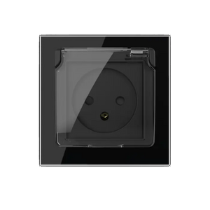 Livolo | Zwart | SR | Wandcontactdoos | Zonder randaarde | IP44 Livolo Nederland B.V.