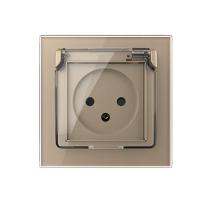 Livolo | Goud | SR | Wandcontactdoos | Zonder randaarde | IP44 Livolo Nederland B.V.