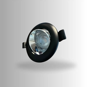 GU10 armatuur | Zwart - Chroom | Kantelbaar en Richtbaar | Inbouwspot | Rond | ø 76mm Livolo Nederland B.V.