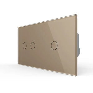 Livolo | Goud | 2+1 | Dimmer | Schakelaar Livolo Nederland B.V.