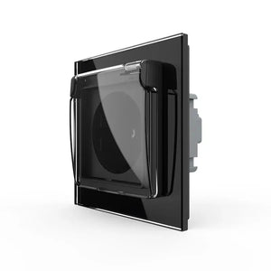 Livolo | Zwart | SR | Wandcontactdoos | IP44 Livolo Nederland B.V.