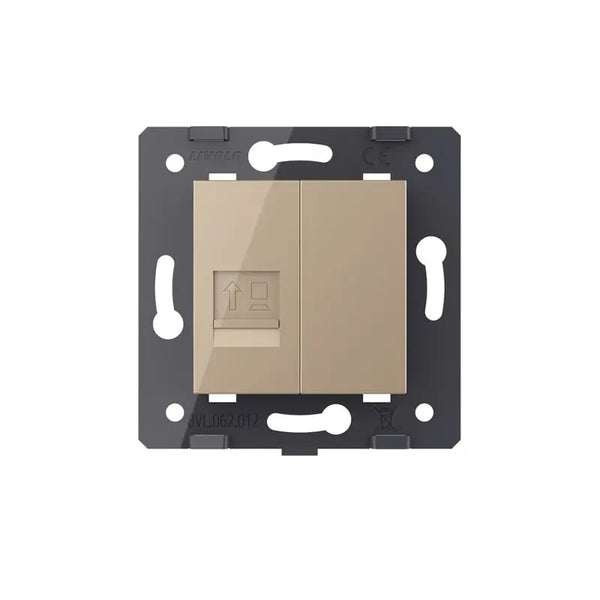 Livolo | Goud | SR | Netwerk RJ45 Cat.6 | Blindplaat Livolo Nederland B.V.