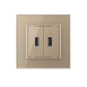 Livolo | Goud | SR | Tweevoudige USB oplader Livolo Nederland B.V.