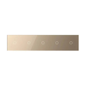 Livolo | Goud | 1+1+1+1+1 | Dimmer | Schakelaar | Smart Home Livolo Nederland B.V.