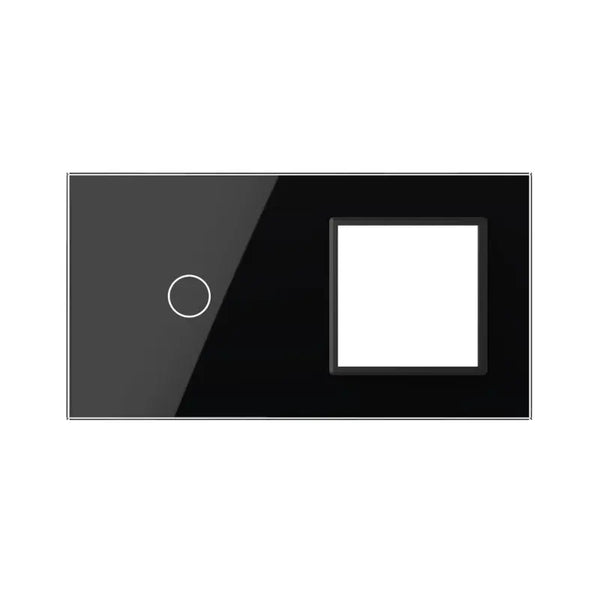 Zelf samenstellen | Zwart | Afdekraam 1+SR Livolo Nederland B.V.