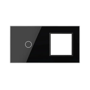 Livolo | Zwart | 1+SR | Glasplaat | Combinatie Livolo Nederland B.V.