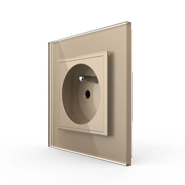 Livolo | Goud | SR | Wandcontactdoos | Type FR Livolo Nederland