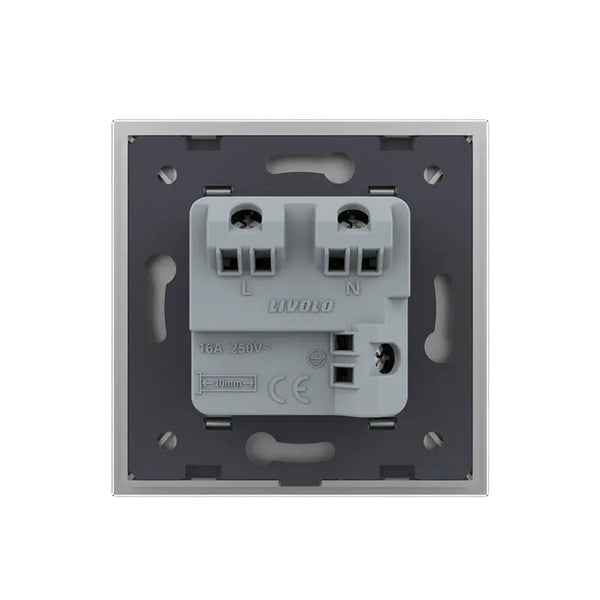 Livolo | Grijs | SR | Wandcontactdoos | Zonder randaarde Livolo Nederland B.V.