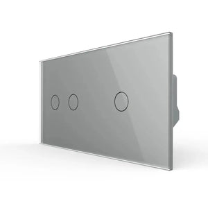 Livolo-schakelmateriaal-touch-schakelaar-grijs