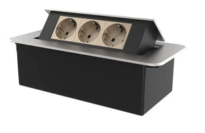 Livolo | Zilver | 3 | Pop-Up Stekkerdoos | Push | Inbouw | Stopcontacten-Goud Livolo Nederland B.V.