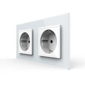 Livolo | Wit | SR+SR | Wandcontactdoos Livolo Nederland B.V.