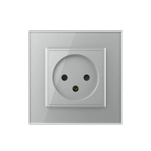 Livolo | Grijs | SR | Wandcontactdoos | Zonder randaarde Livolo Nederland B.V.