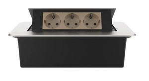 Livolo | Zilver | 3 | Pop-Up Stekkerdoos | Push | Inbouw | Stopcontacten-Goud Livolo Nederland B.V.