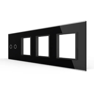 Livolo | Zwart | 2+SR+SR+SR | Glasplaat | Combinatie Livolo Nederland B.V.