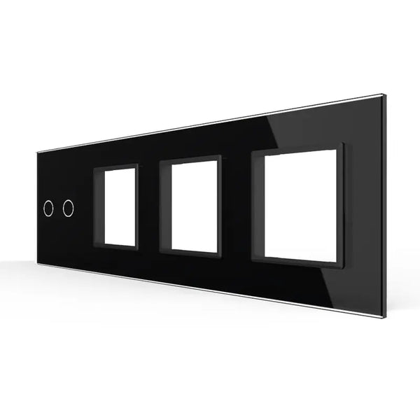 Livolo | Zwart | 2+SR+SR+SR | Glasplaat | Combinatie Livolo Nederland B.V.