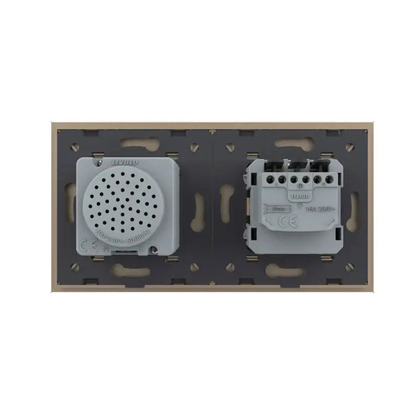 Livolo | Goud | SR+SR | Wandcontactdoos | Bluetooth speaker Livolo Nederland B.V.