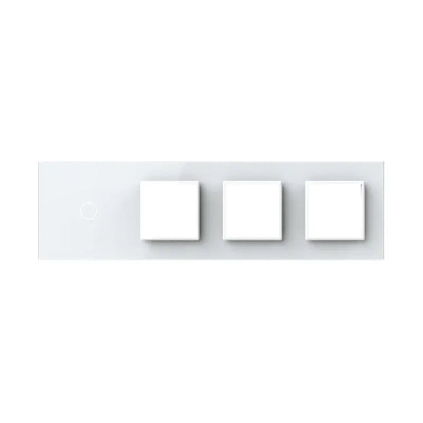 Livolo | Wit | 1+SR+SR+SR | Glasplaat | Combinatie Livolo Nederland B.V.