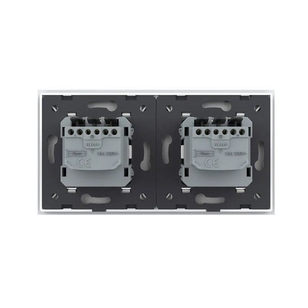 Livolo | Wit | SR+SR | Wandcontactdoos | IP44 Livolo Nederland B.V.