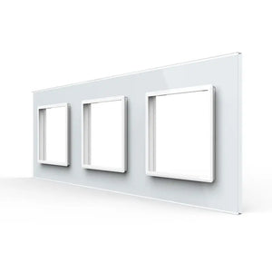 Livolo | Wit | SR+SR+SR | Glasplaat Livolo Nederland B.V.