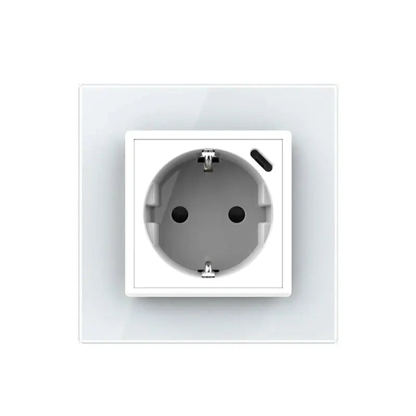 Livolo | Wit | SR | Wandcontactdoos + USB-C Oplader Livolo Nederland B.V.