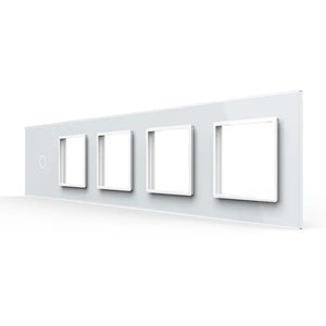 Livolo | Wit | 1+SR+SR+SR+SR | Glasplaat | Combinatie Livolo Nederland B.V.