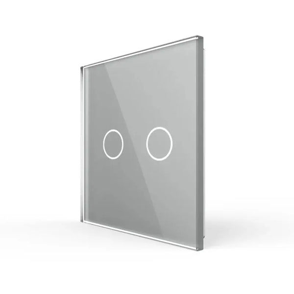 Livolo | Grijs | 2 | Glasplaat | Touchschakelaar Livolo Nederland B.V.