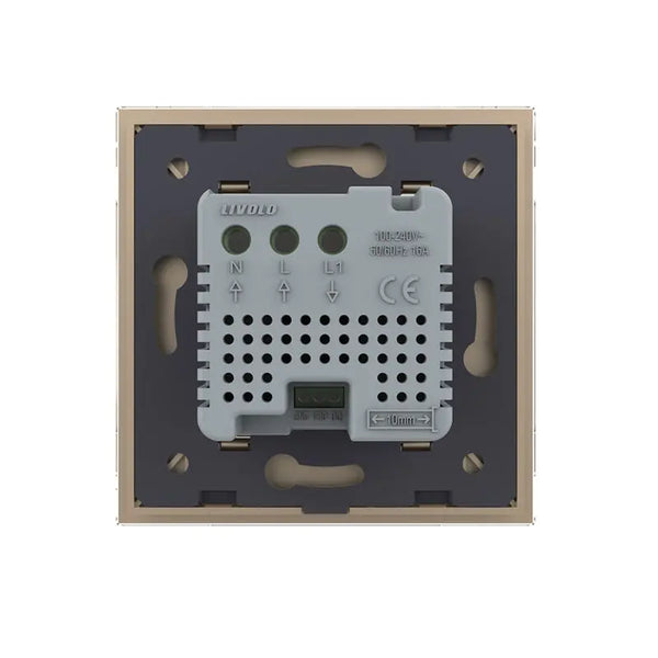 Livolo | Goud | SR | Thermostaat voor vloerverwarming met CV | Smart Home Livolo Nederland B.V.