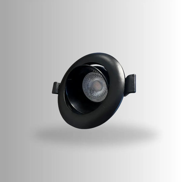 GU10 armatuur | Zwart | Kantelbaar en Richtbaar | Inbouwspot | Rond | ø 76mm Livolo Nederland B.V.