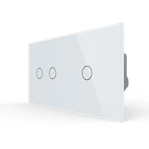 Livolo | Wit | 2+1 | Aan/Uit | Wisselschakelaar | Smart Home Livolo Nederland B.V.